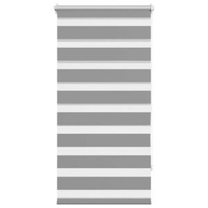 vidaXL Store v&eacute;nitien z&eacute;br&eacute; 60,9 x 120 cm, largeur du tissu 56,7 cm, gris
