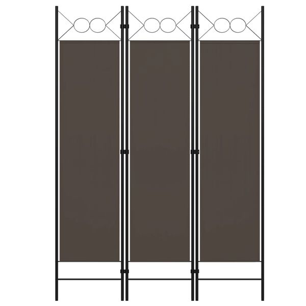 vidaXL Cloison de s&eacute;paration 3 panneaux Anthracite 120x180 cm