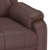 vidaXL Fauteuil de massage Marron Similicuir