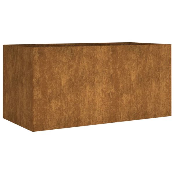 vidaXL Jardini&egrave;re 80x40x40 cm acier corten