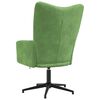 vidaXL Chaise de relaxation Vert clair Velours