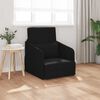 vidaXL Canap&eacute;-Lit 60cm Noir tissu
