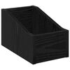 vidaXL Bo&icirc;te &agrave; disques LP Ch&ecirc;ne noir 18 x 32 x 18 cm Bois d'ing&eacute;nierie