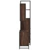 vidaXL Ensemble de meubles de salle de bain 3 pcs Ch&ecirc;ne marron