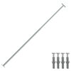 vidaXL Barre de fen&ecirc;tre r&eacute;glable de s&eacute;curit&eacute; 710-1200 mm