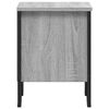 vidaXL Table de chevet sonoma gris 40x30x40 cm bois d'ing&eacute;nierie