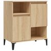 vidaXL Buffets 2 pcs chêne sonoma 60x35x70 cm bois d'ingénierie