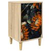 vidaXL Table de chevet LOCHEM Ch&ecirc;ne Sonoma 36 x 33 x 60 cm