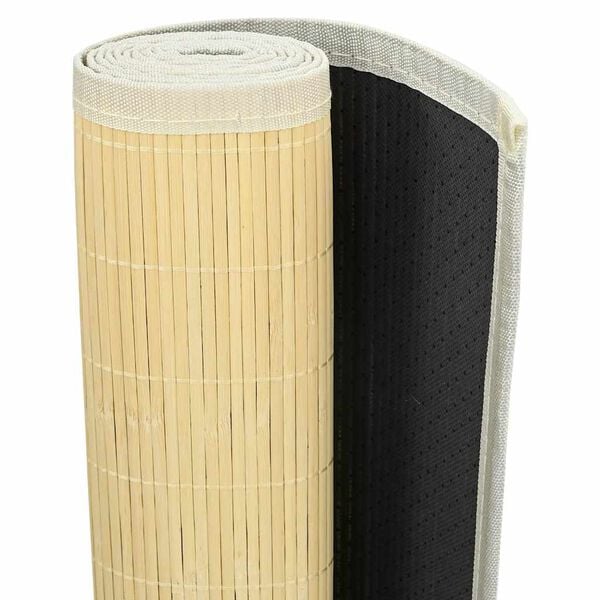 vidaXL Tapis en bambou 160x230 cm Naturel