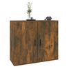 vidaXL Buffet Ch&ecirc;ne fum&eacute; 80x33x70 cm Bois d'ing&eacute;nierie