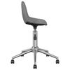 vidaXL Chaise pivotante de salle &agrave; manger Gris clair Tissu
