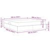 vidaXL Lit avec rangement et matelas Rose 180 x 200 cm Velours