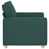 vidaXL Canap&eacute; Fauteuil Vert Fonc&eacute; 100x78x84 cm Tissu