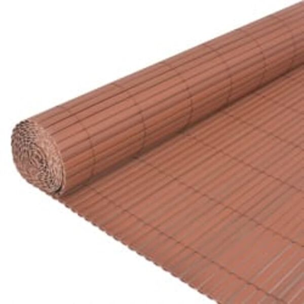 vidaXL Cl&ocirc;ture de jardin double face 110x300 cm Marron