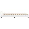 vidaXL Cadre de lit sans matelas blanc 80x200 cm similicuir