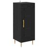 vidaXL Haut Armoire 2 pcs Ch&ecirc;ne noir Bois d'ing&eacute;nierie