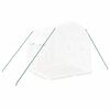 vidaXL Serre avec cadre en acier blanc 4 m² 2x2x2 m