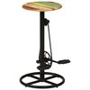 vidaXL Tabourets de bar lot de 2 bois massif de récupération
