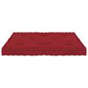 vidaXL Coussin de plancher de palette Rouge bordeaux 73x40x7 cm Coton