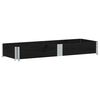 vidaXL Collier de palette noir 150x50 cm bois de pin solide
