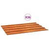 vidaXL Panneaux de toiture 36 pcs rouill&eacute; 60x44 cm Acier corten