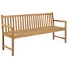 vidaXL Banc de jardin 175 cm Bois de teck solide
