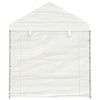 vidaXL Belvédère avec toit blanc 4,46x2,28x2,69 m polyéthylène