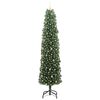 vidaXL Sapin de No&euml;l artificiel Vert 240 cm PVC et acier et plastique