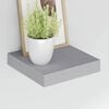 vidaXL &Eacute;tag&egrave;re flottante murale gris 23x23,5x3,8 cm MDF