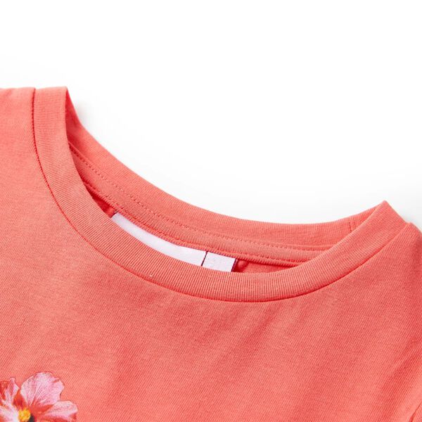 T-shirt pour enfants corail 140