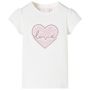 T-shirt pour enfants &eacute;cru 140