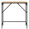vidaXL Table console Chêne artisanal 75 x 32 x 75 cm Bois d'ingénierie