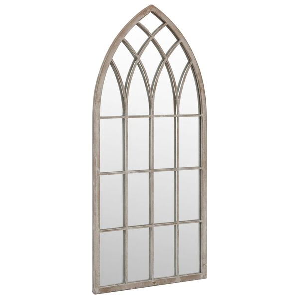 vidaXL Miroir de jardin Sable 100x45cm Fer pour utilisation extérieure