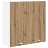 vidaXL Armoire suspendue Ch&ecirc;ne artisanal 80 x 31 x 80 cm