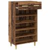 vidaXL Cabinet &agrave; chaussures avec tiroir Bois ancien 60 x 35 x 105 cm