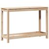 vidaXL Table de rempotage avec &eacute;tag&egrave;re 108x35x75 cm bois massif de pin