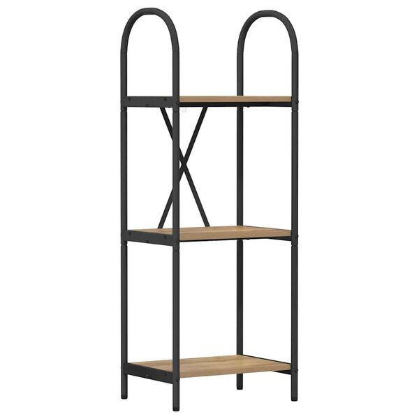 vidaXL &Eacute;tag&egrave;re Ch&ecirc;ne artisanal 40 x 30 x 109 cm Bois d'ing&eacute;nierie