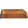 vidaXL Étagères murales 2 pcs 30x20x3,5 cm bois massif d'acacia