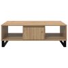 vidaXL Table basse Ch&ecirc;ne artisanal 104 x 60 x 35 cm Bois d'ing&eacute;nierie