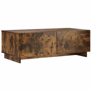 vidaXL Table basse Ch&ecirc;ne fum&eacute; 102 x 50,5 x 35 cm Bois composite