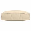 vidaXL Coussin 4 pcs Beige 40 x 40 x 8 cm Tissu Oxford