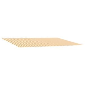 vidaXL Toile de rechange pour auvent Jaune et blanc 450 &times; 350 cm