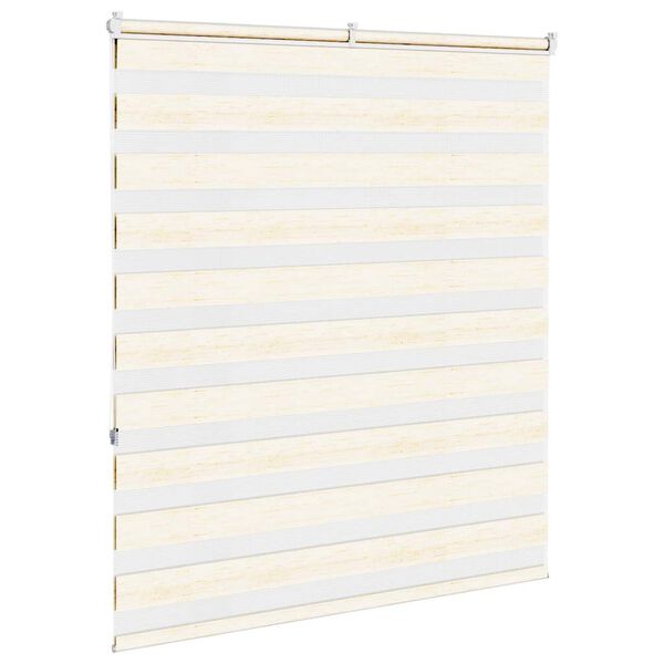 vidaXL Store zèbre beige marbré largeur du tissu 130,9 cm polyester