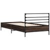 vidaXL Cadre de lit sans matelas chêne marron 75x190 cm