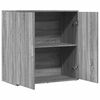 vidaXL Buffet sonoma gris 79x38x80 cm bois d'ing&eacute;nierie