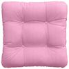 vidaXL Coussins de si&egrave;ge 4 pcs Rose 45 x 45 x 12 cm tissu