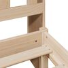 vidaXL Lit biblioth&egrave;que sans matelas 160x200 cm bois massif de pin