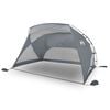 vidaXL Tente de plage gris 274x178x170/148 cm 185T polyester
