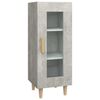 vidaXL Buffet Gris b&eacute;ton 34,5x34x90 cm Bois d'ing&eacute;nierie