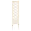 vidaXL Trellis avec pique Blanc 43 x 6 x 165 cm PP